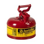 Justrite 1 Gallon Steel Safety Can for Flammables Type 1 Flame Arrester Red UAE