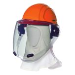 Salisbury AS1200HAT-PP 12 cal/cm² PrismShield Plus weight-balancing face shield with hat