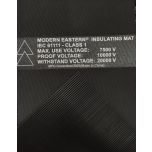 Modern Eastern High-Voltage Insulating Rubber Mat, IEC- 61111 test certified Class 1