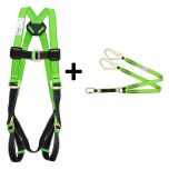 Karam PN 361+PN 21 Forked Lanyards with Energy Absorber and Rhino Harnesses UAE KSA