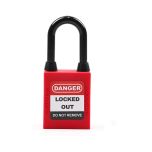 Red LOTO Padlock 38 mm Dust-Proof Nylon Shackle UAE KSA