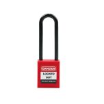 Red LOTO Padlock 76 mm Nylon Shackle UAE KSA