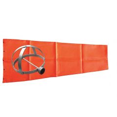 Windsock Kit with Mounting Frame 96"L x 18" Dia Orange UAE
