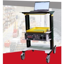 Computer on Wheels (COW) - Mobile Power Work Station for Warehouses and ...