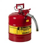 Justrite 5 Gallon 1" Metal Hose Steel Safety Can for Flammables Type 2 UAE