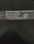 Modern Eastern High-Voltage Insulating Rubber Mat, IEC- 61111 test certified Class 1 